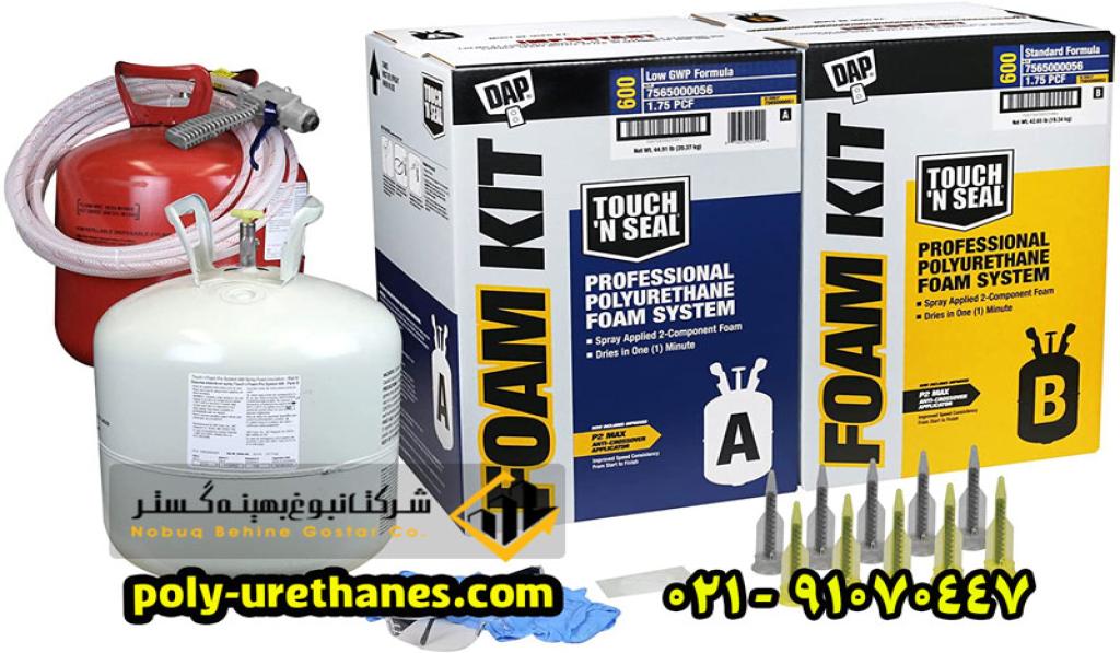 کپسول دو جزئی تزریق و پاشش پلی یورتان